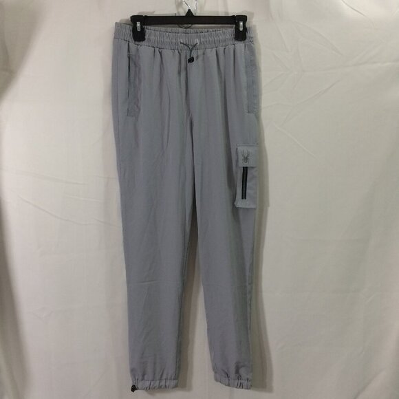 NEW Spyder Mens Active Pants Joggers Gray Lightweight 4 Pockets Stretch Small - Picture 1 of 4